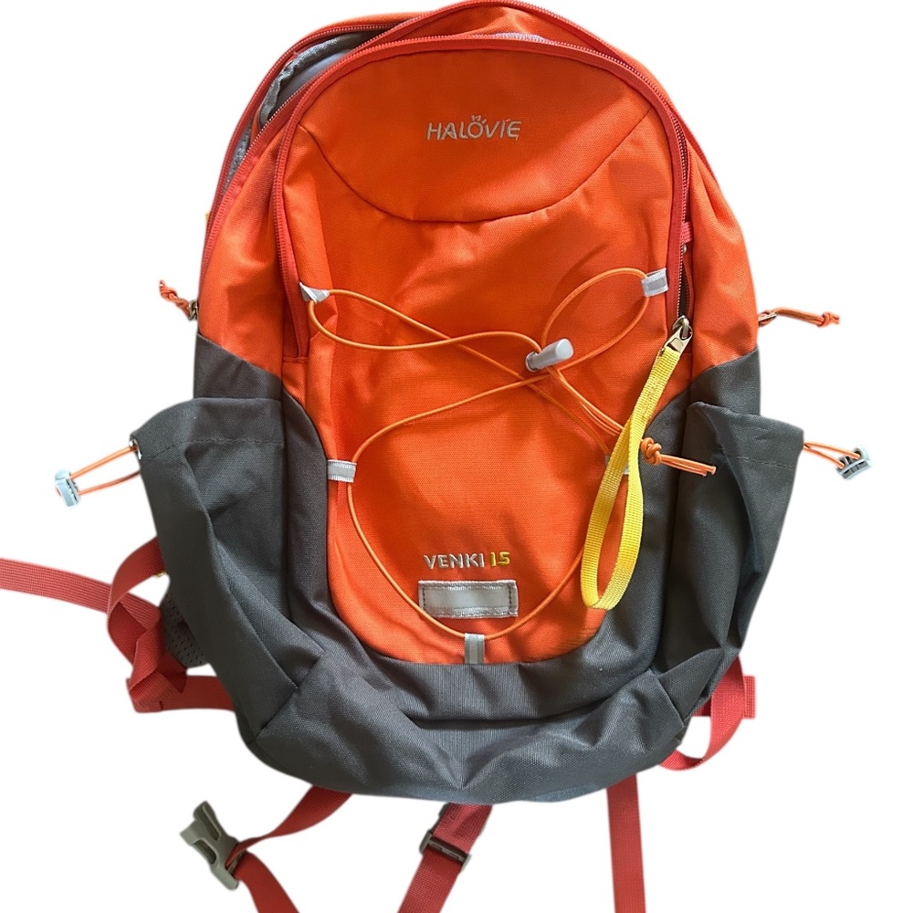 HALOVIE Kids Backpack Small Travel Backpacks Preschool Venki15-orange